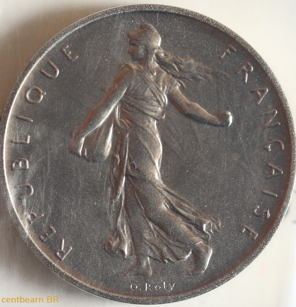 piefort nickel de 1 franc semeuse monnaies france modernes piefort nickel de 1 franc semeuse