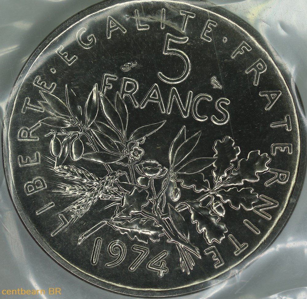 piefort cu-ni de 5 francs semeuse monnaies france modernes piefort cu ni de 5 francs semeuse