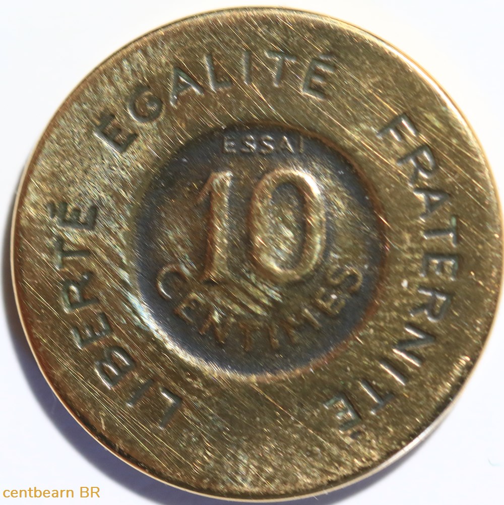 Essai de 10 centimes Rude en bronze-aluminium 1909 Paris monnaies monde france essai de 10 centimes rude en bronze aluminium 1909 paris