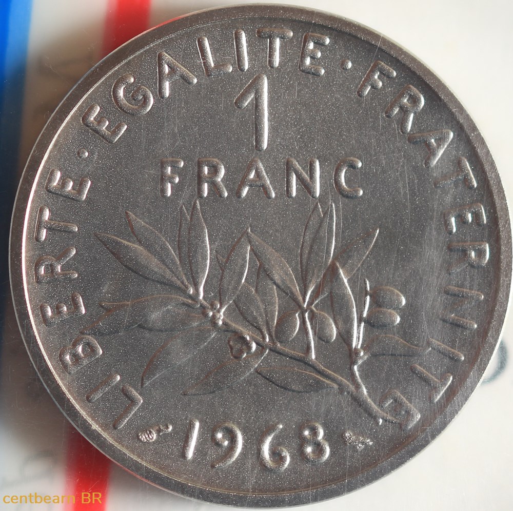 piefort nickel de 1 franc semeuse monnaies france modernes piefort nickel de 1 franc semeuse