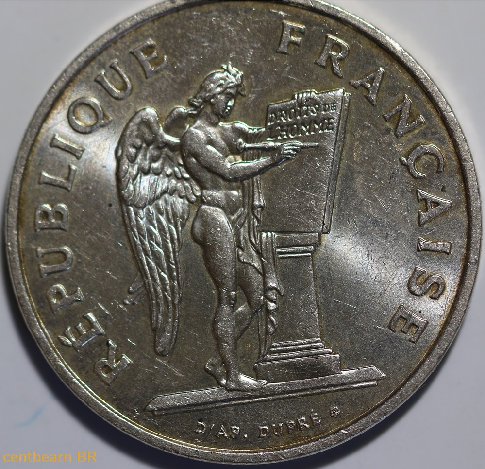 100 Francs DROITS DE L'HOMME monnaies monde france 100 francs droits de homme