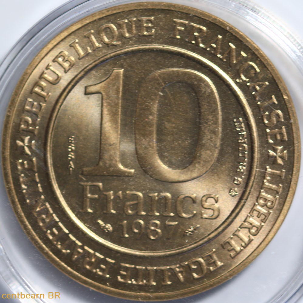 monnaies france modernes essai 10 francsmillenaire capetien