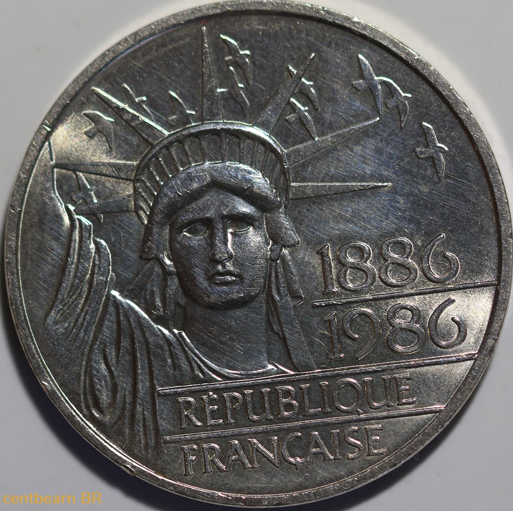 100 Francs LIBERTÉ (Statue de la) monnaies monde france 100 francs liberte statue de la
