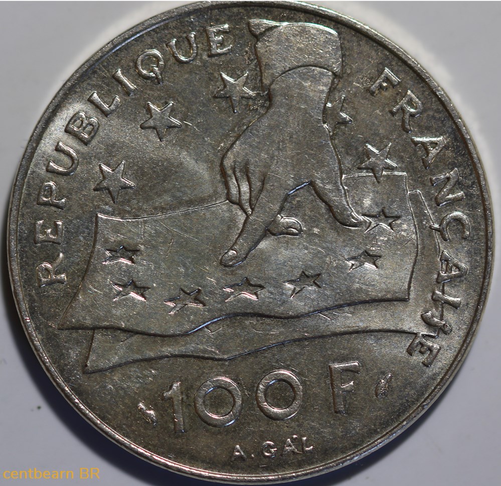100 Francs René DESCARTES monnaies monde france 100 francs rene descartes