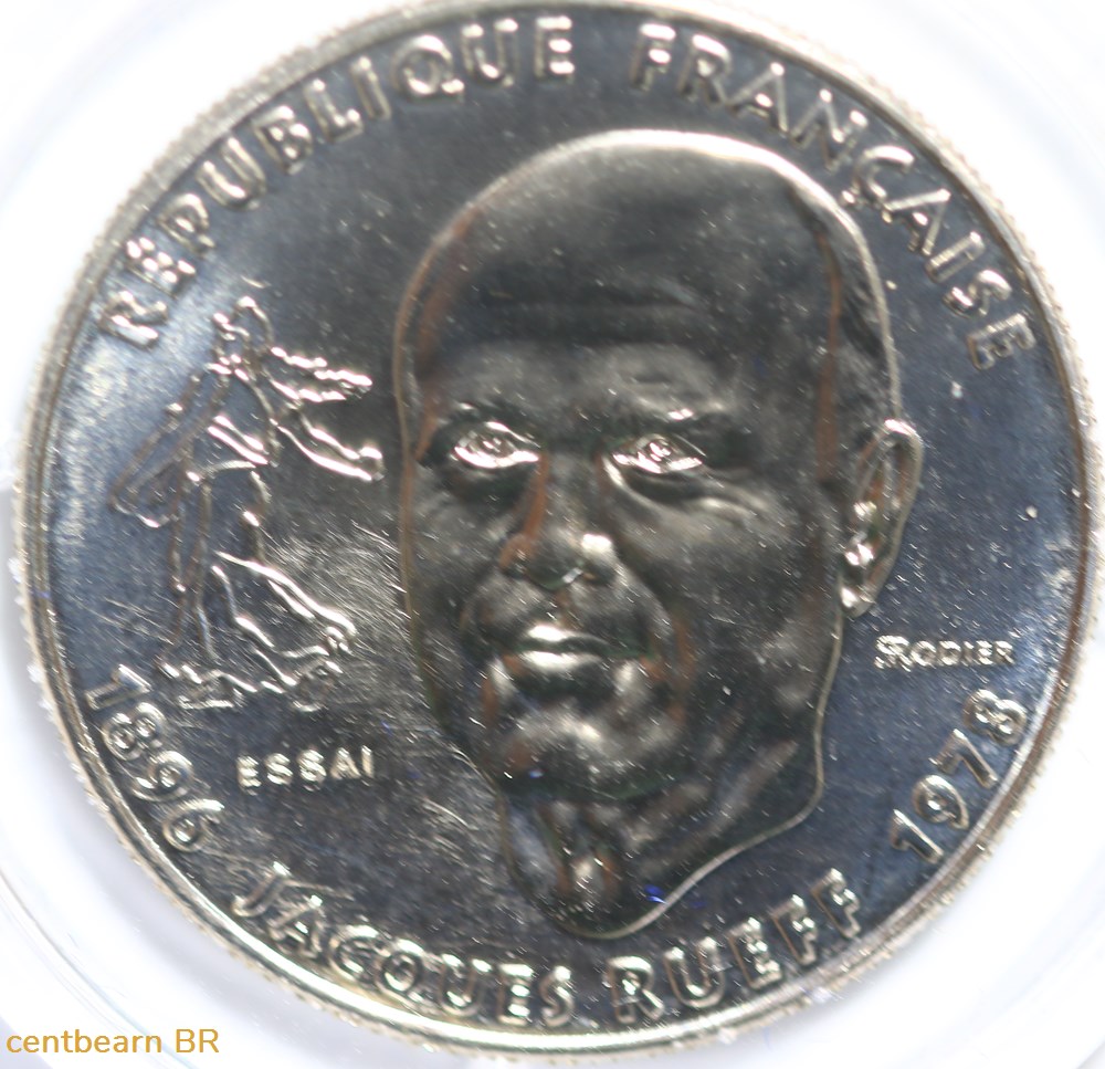 1 franc jacques rueff 1996 monnaies france modernes 1 franc jacques rueff 1996