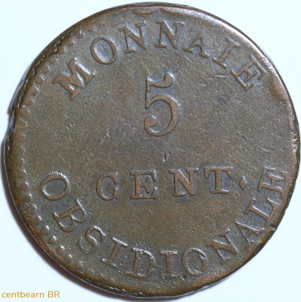 5 centimes anvers au double L,frappe de l'arsenal de la marine1814 monnaies france modernes 5 centimes anvers au double l frappe de arsenal de la marine1814