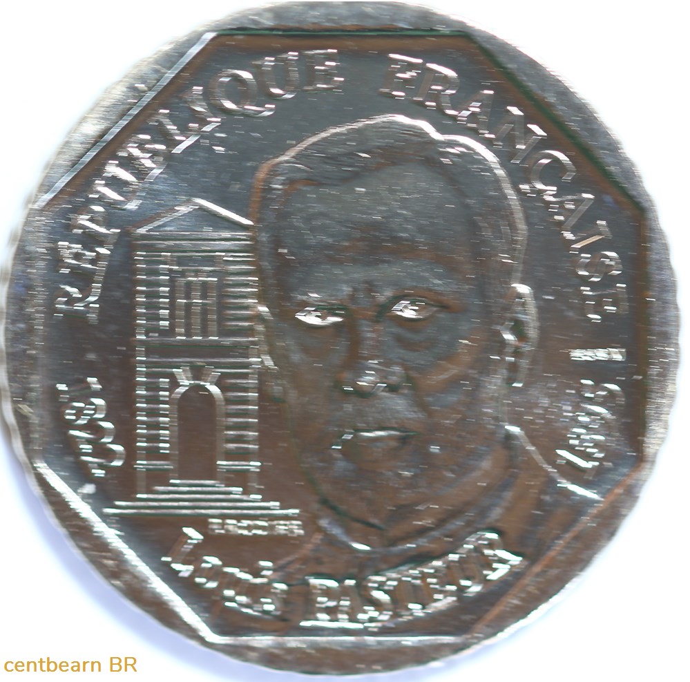 2 francs louis pasteur monnaies france modernes 2 francs louis pasteur