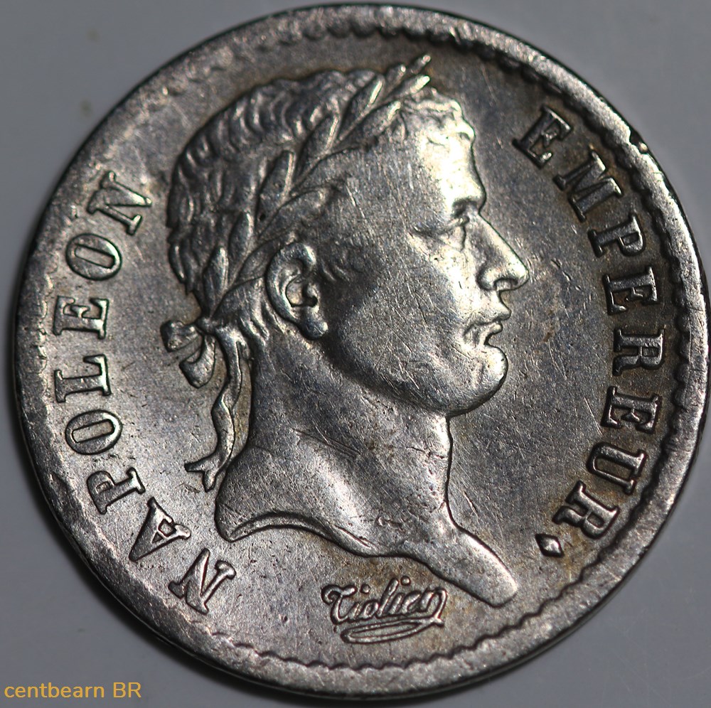 demi franc napoleon tête laurée ,empire français monnaies monde france demi franc napoleon tete lauree empire francais