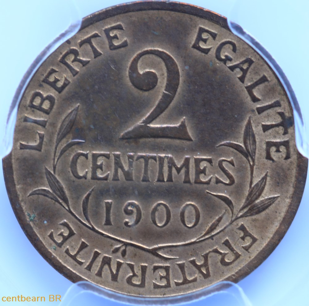 2 centimes daniel dupuis 1900 monnaies france modernes 2 centimes daniel dupuis 1900