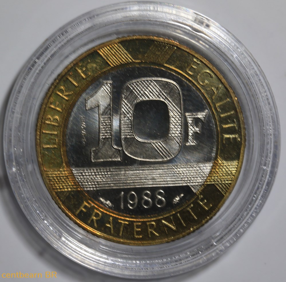 10 francs génie de la bastille 1988 monnaies france modernes 10 francs genie de la bastille 1988
