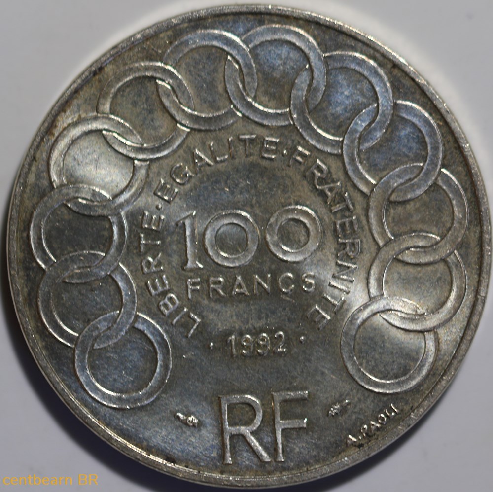 100 Francs Jean MONNET monnaies monde france 100 francs jean monnet