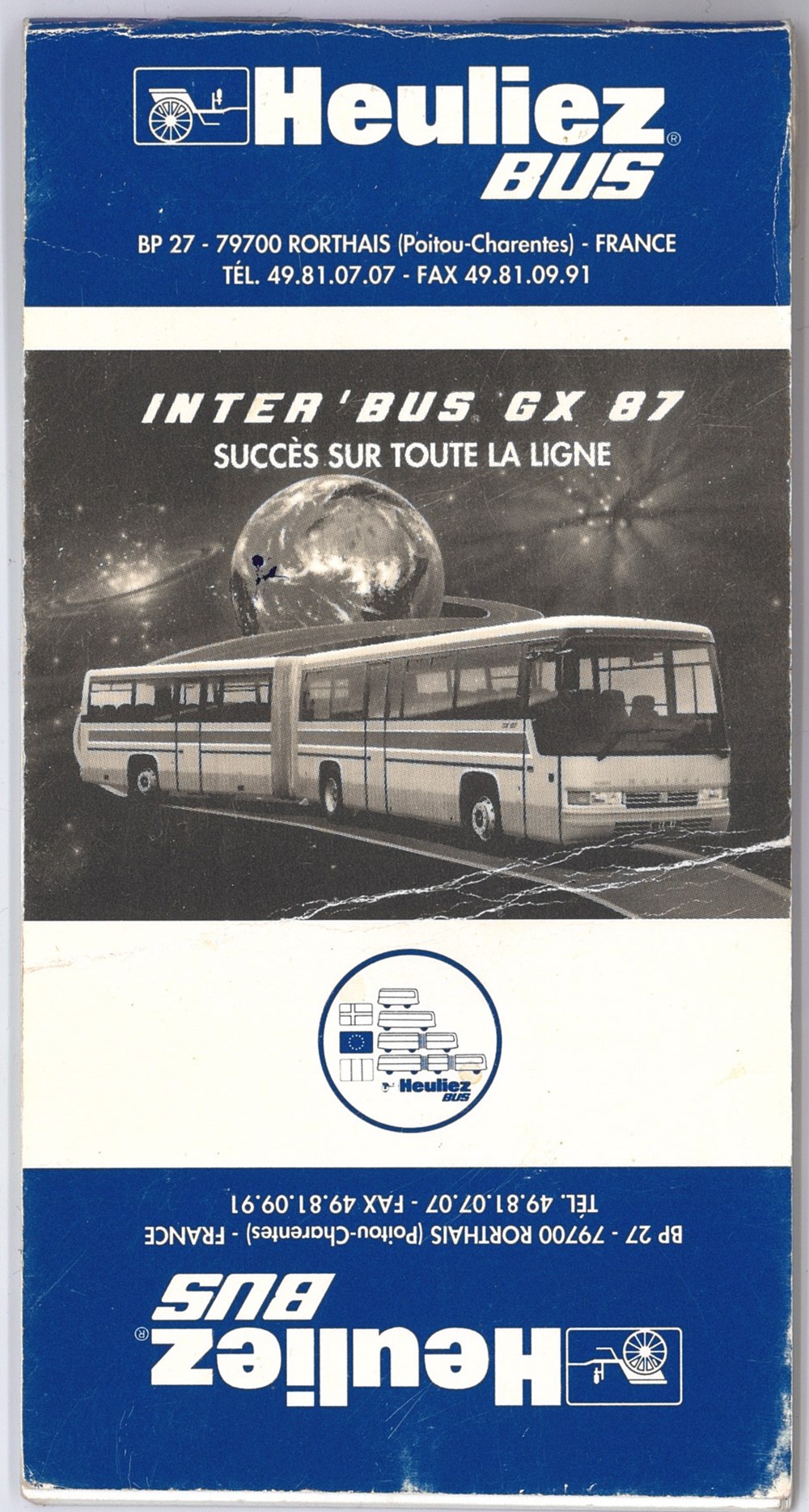 objets publicitaires divers constructeur heuliez bus