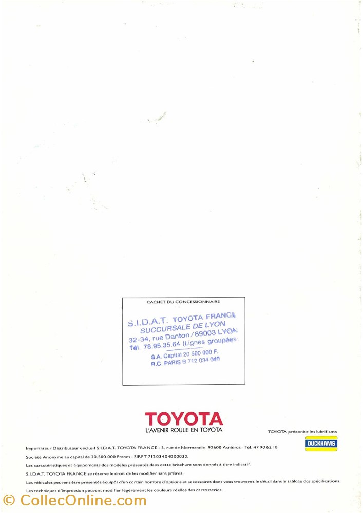 diver documents plaquettes commerciales constructeur toyota