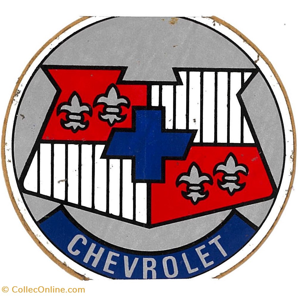 Autocollant\Constructeur\Chevrolet objets publicitaires autocollant constructeur chevrolet