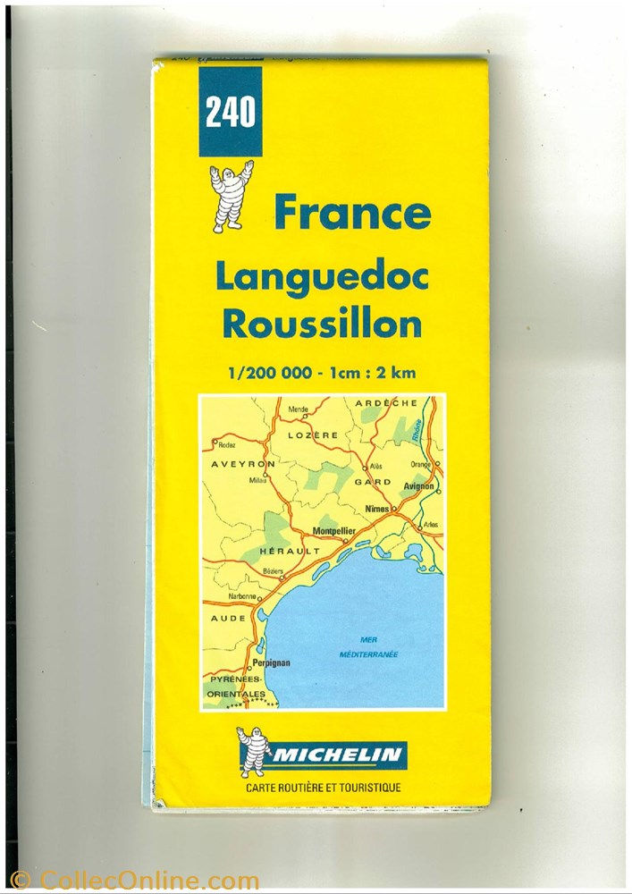 Documents-cartes Routières-Michelin - Old Documents - Maps - Condition ...