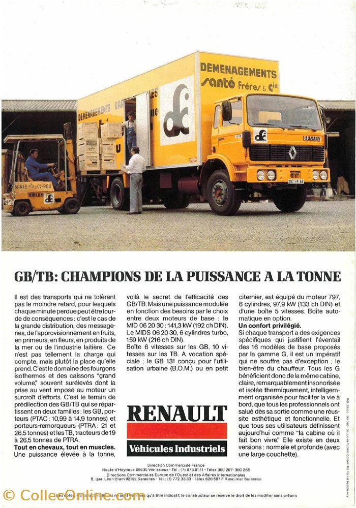 diver documents plaquettes commerciales constructeur renault trucks
