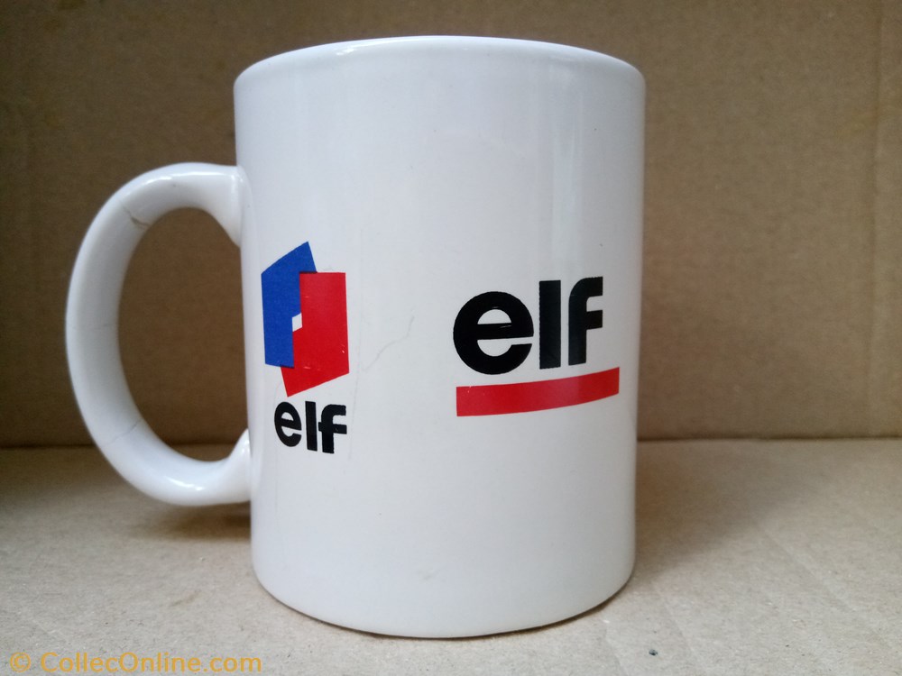 Art de la table\Mug porcelaine\pétrolier\Elf 3 divers art de la table mug porcelaine petrolier elf