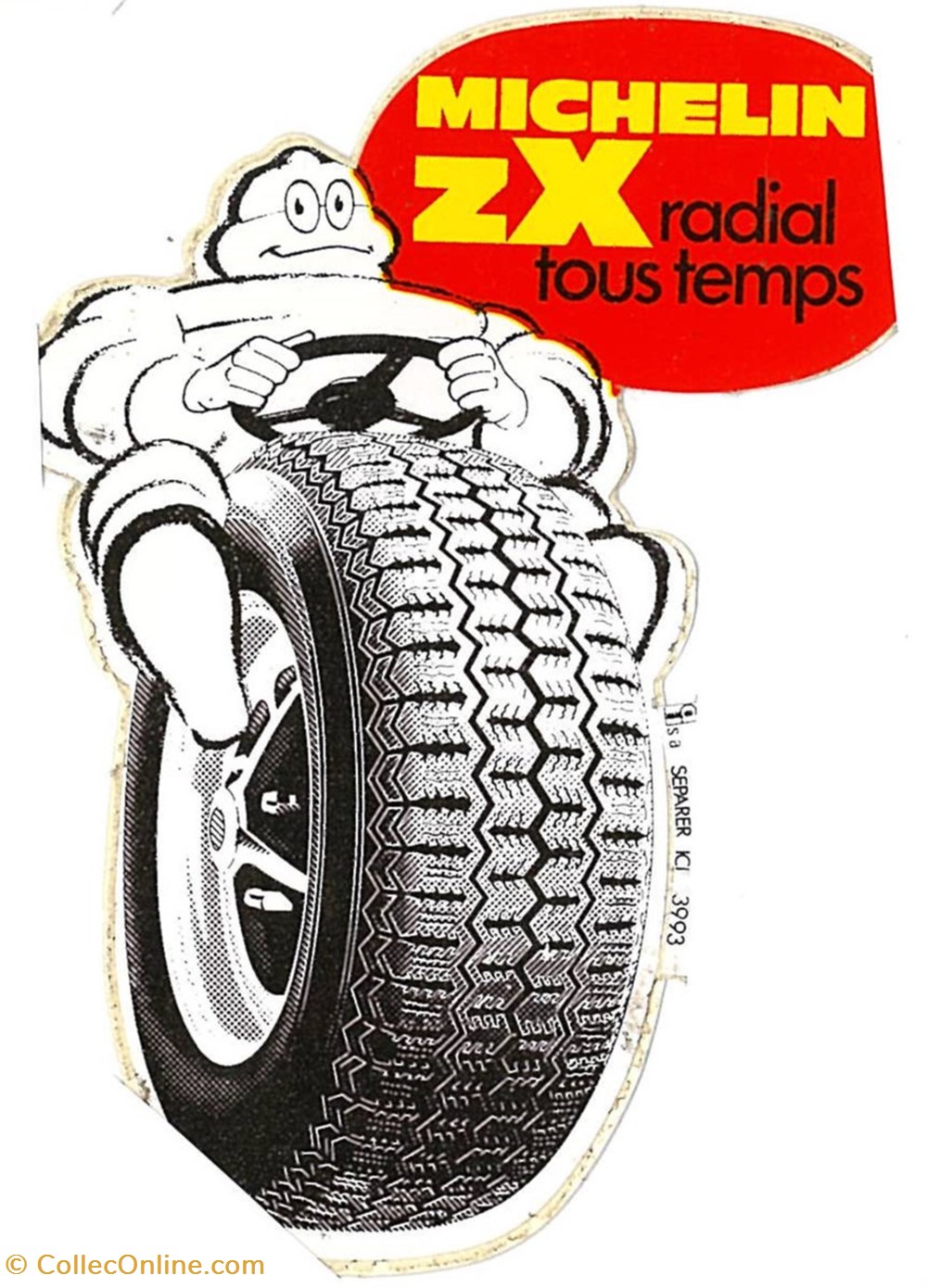 objets publicitaires autocollant equipementier michelin