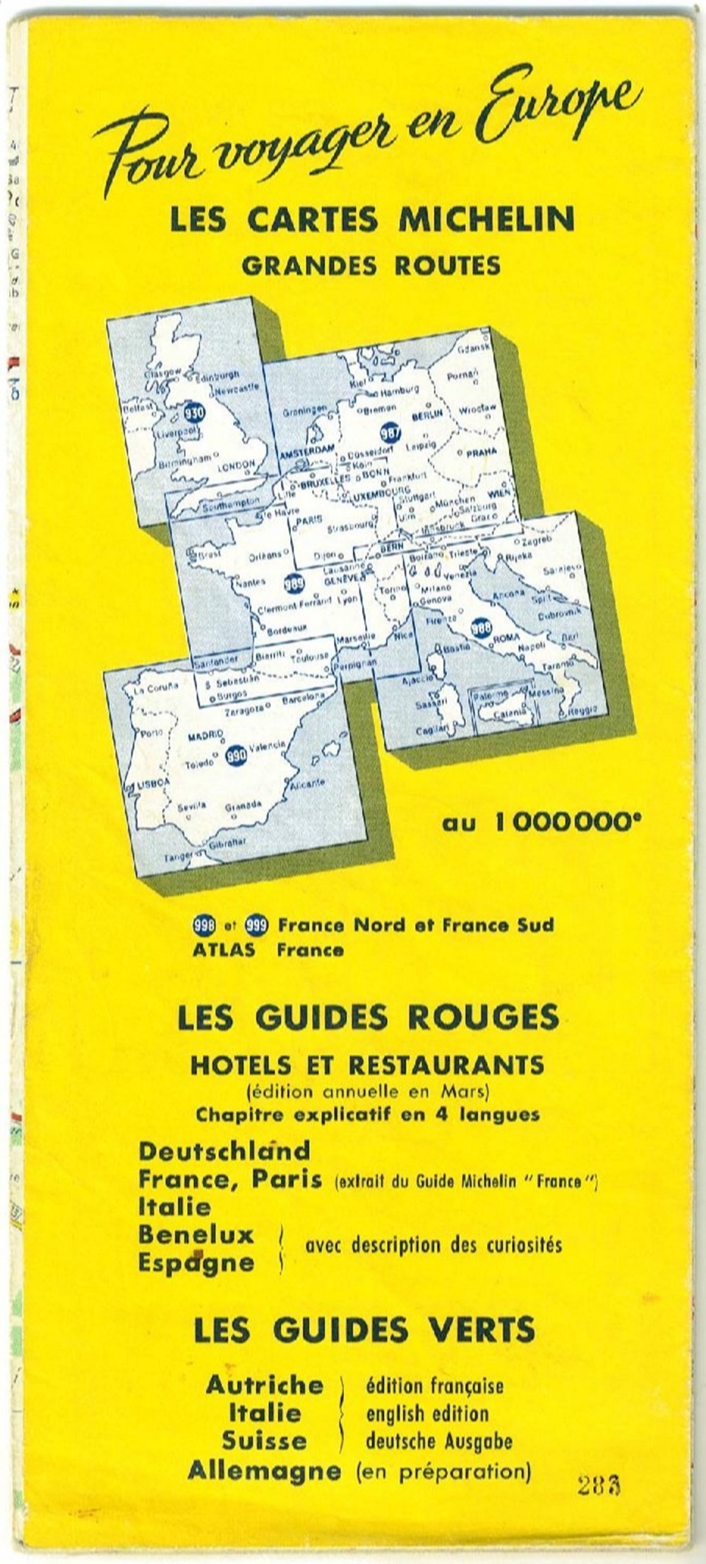 Documents\cartes routières\Michelin anciens documents cartes routieres michelin