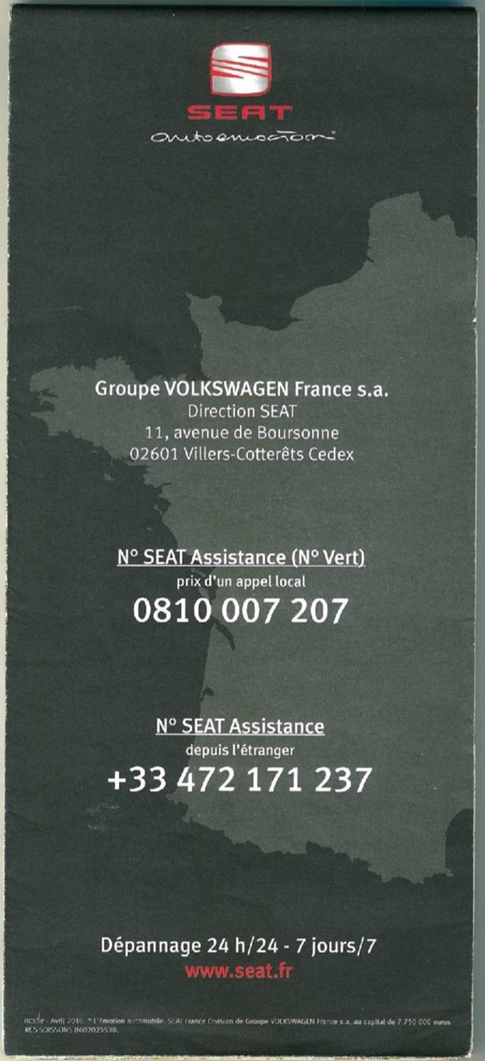 Documents\cartes routières\constructeur\SEAT anciens documents cartes routieres constructeur seat