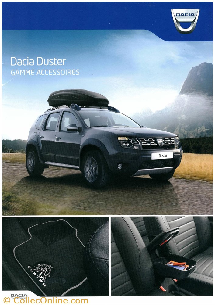 diver documents plaquettes accessoires constructeur dacia