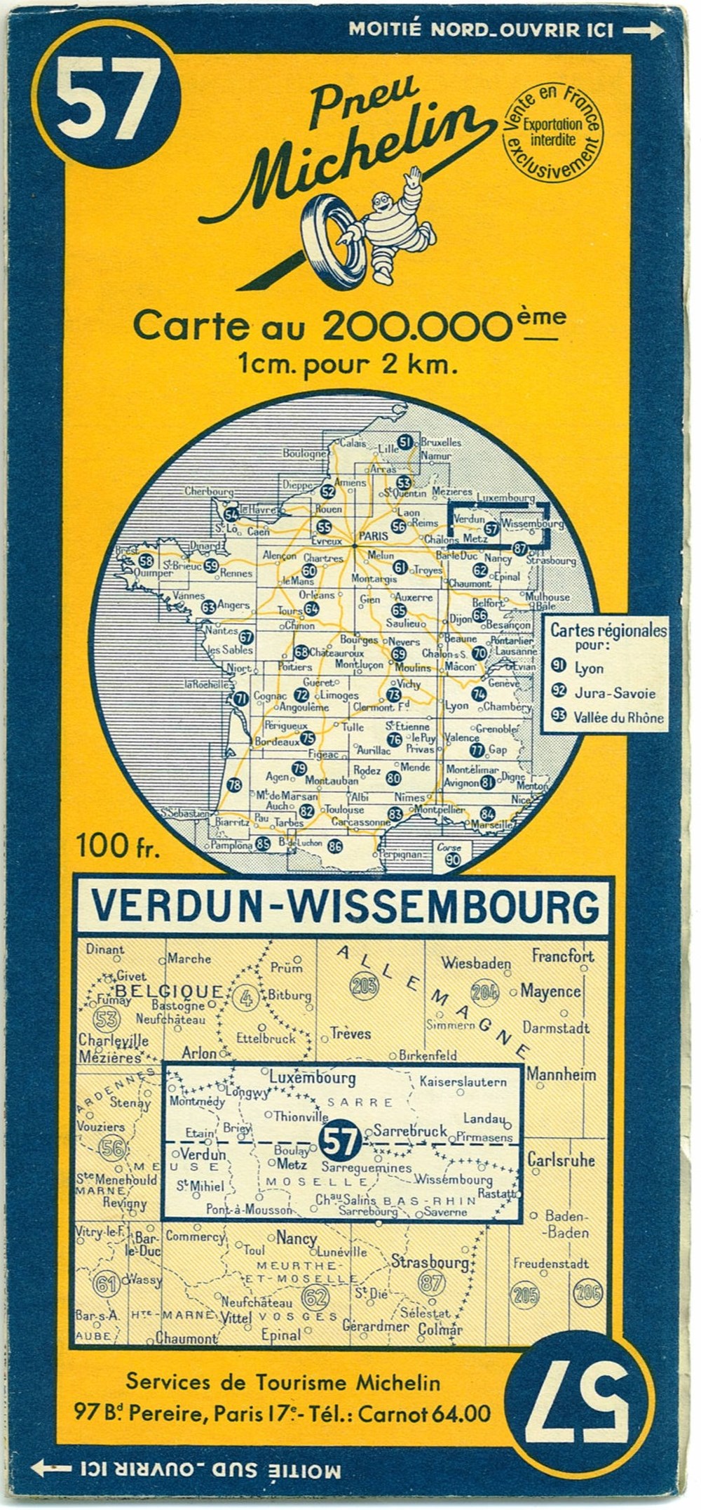 Documents\cartes routières\Michelin anciens documents cartes routieres michelin