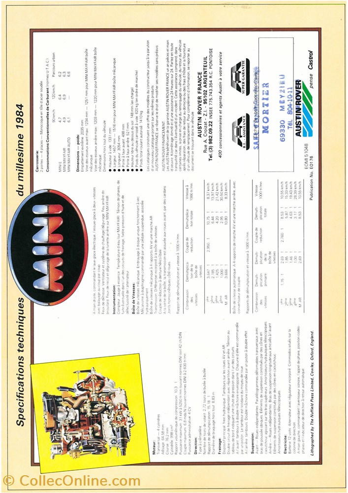 Documents\Plaquettes commerciales\constructeur\Austin Rover diver documents plaquettes commerciales constructeur austin rover