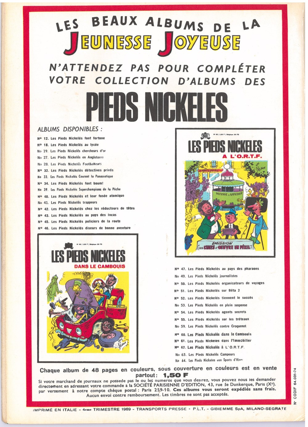 Bibi Fricotin 37 4 trim 69 livres bd revues bandes dessinees bibi fricotin 37 4 trim 69