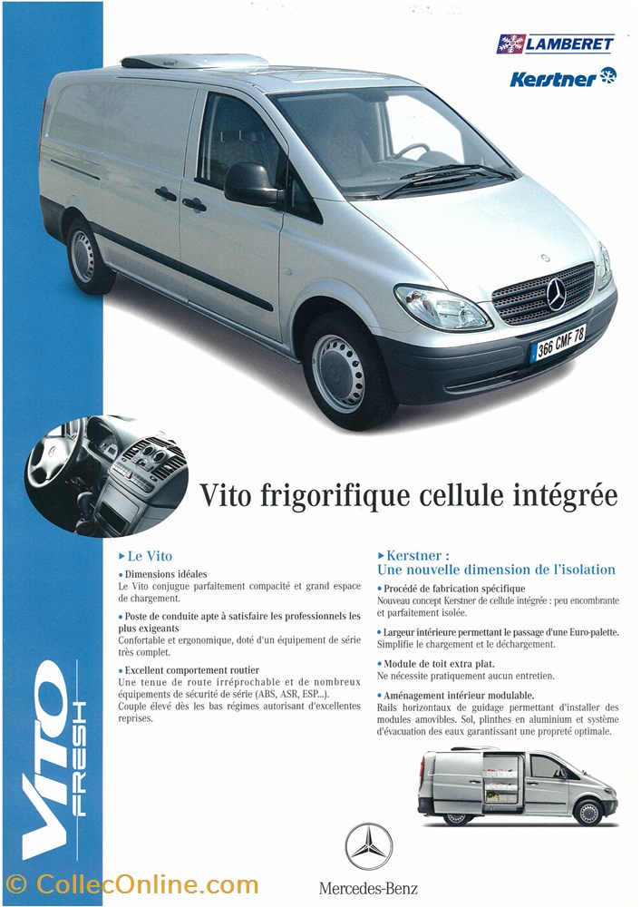 diver documents plaquettes commerciales constructeur mercedes