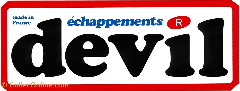 Autocollant\Equipementier\Devil objets publicitaires autocollant equipementier devil