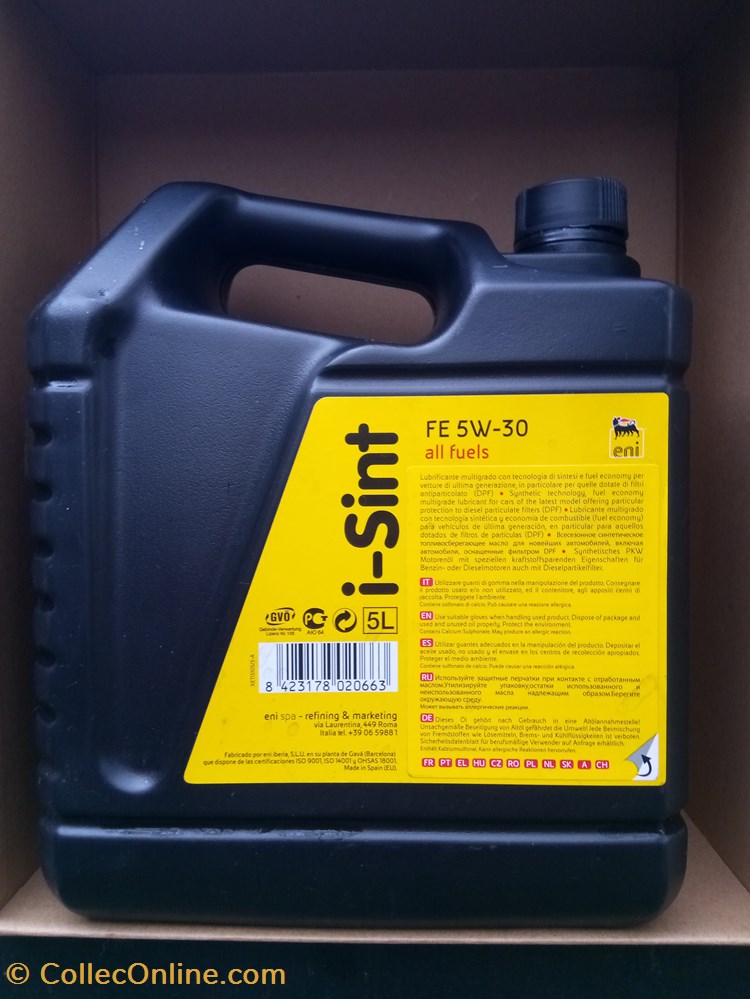transports voiture bidons huile plastique petrolier eni