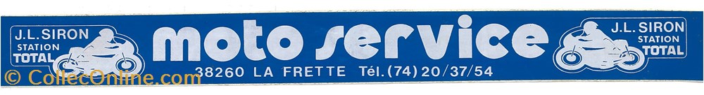 Autocollant\Station service\TOTAL objets publicitaires autocollant station service total