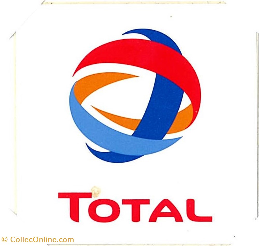 Autocollant\Pétrolier\Total objets publicitaires autocollant petrolier total