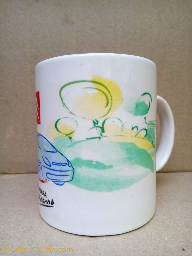 diver art de la table mug porcelaine constructeur citroen