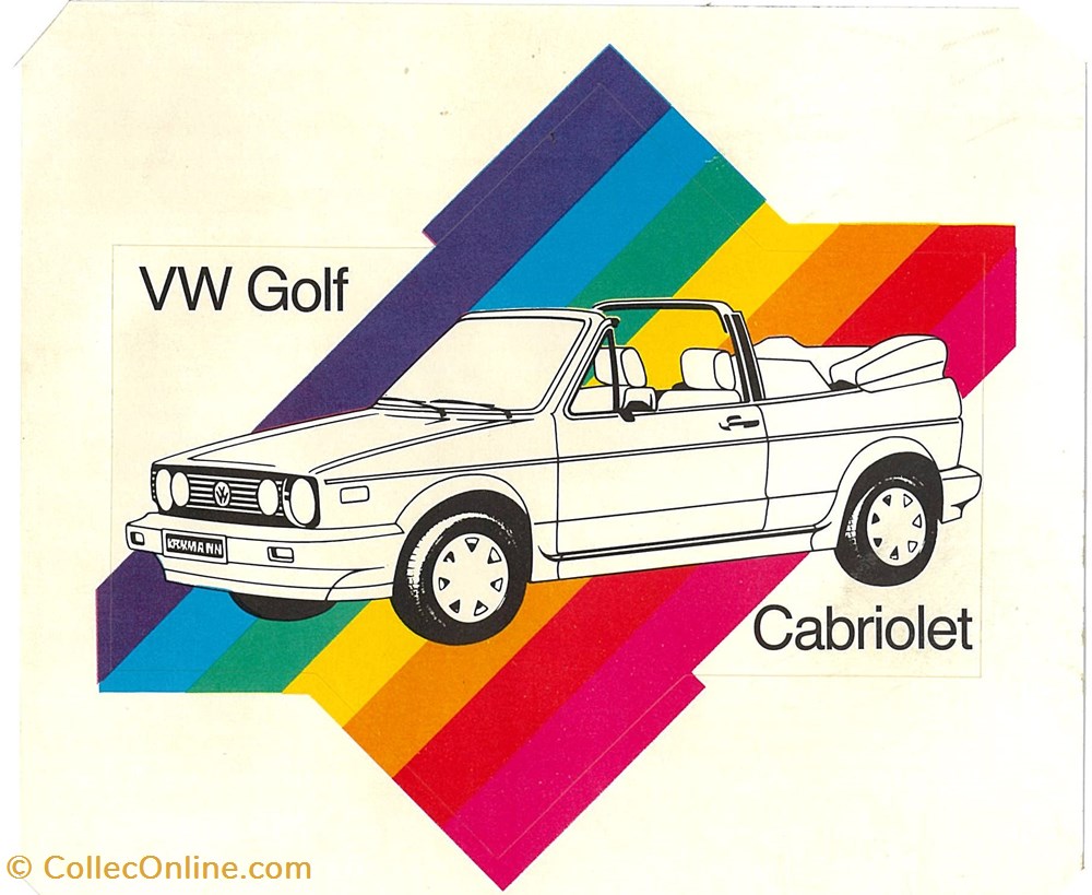 Autocollant\Constructeur\Volkswagen objets publicitaires autocollant constructeur volkswagen