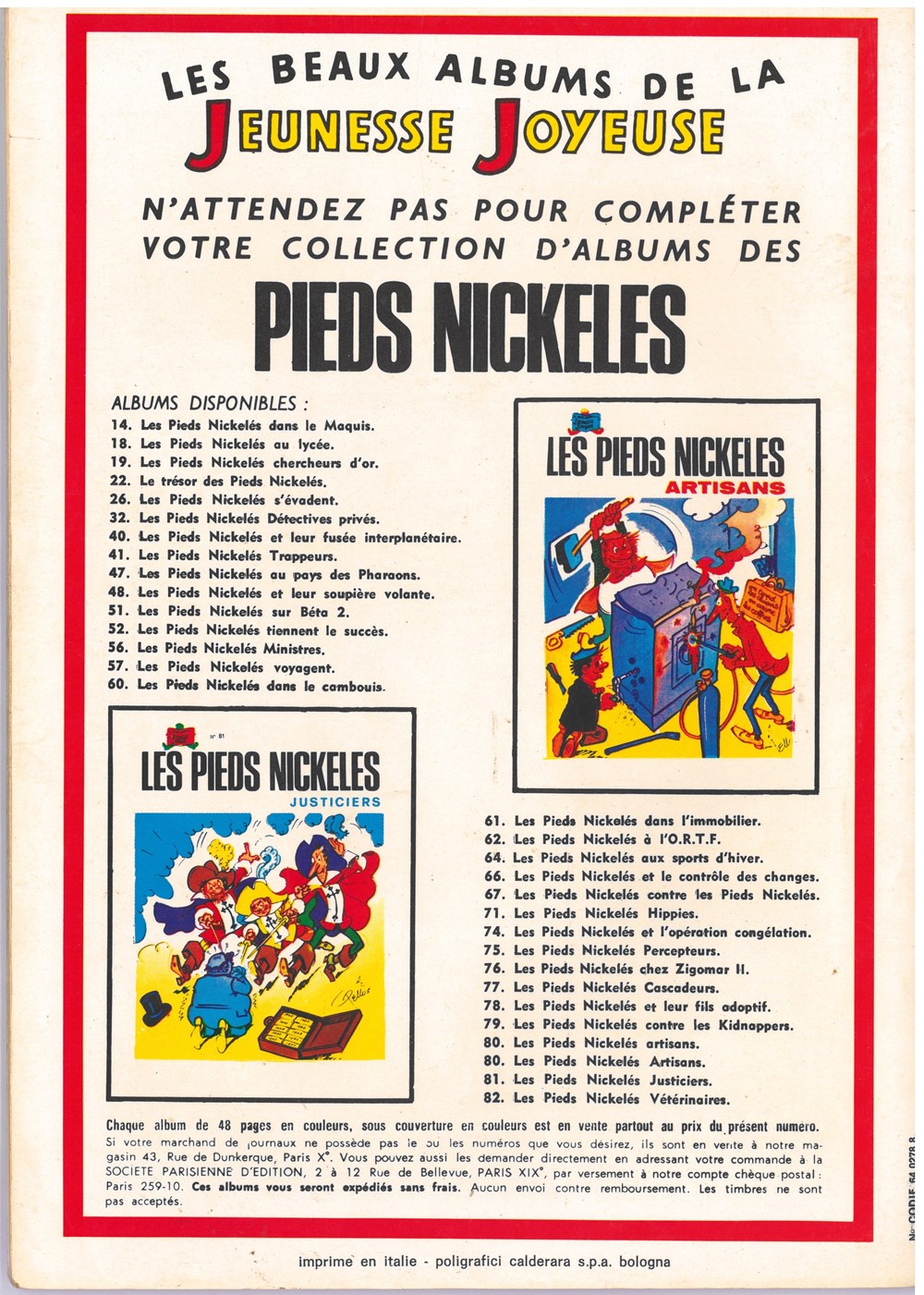 Bibi Fricotin 80 3 trim 74 livres bd revues bandes dessinees bibi fricotin 80 3 trim 74