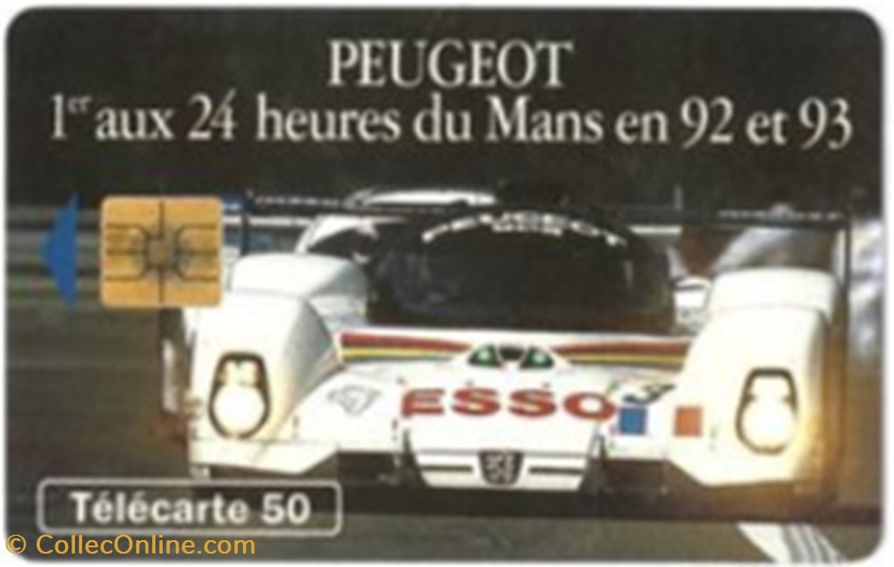 divers telecartes cartes telephoniques telecarte peugeot