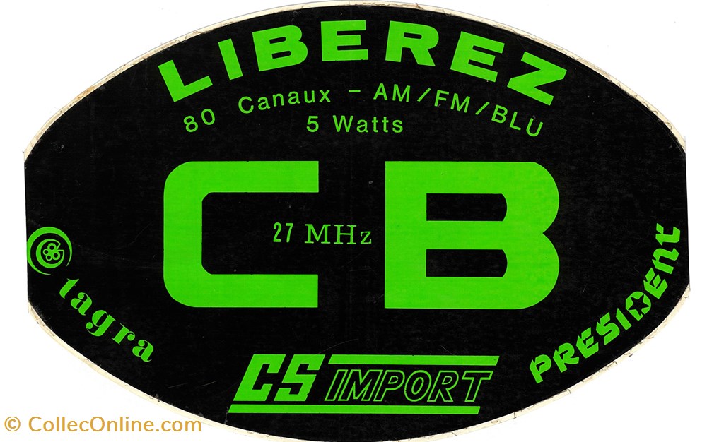 objets publicitaires autocollant accessoiriste c b president