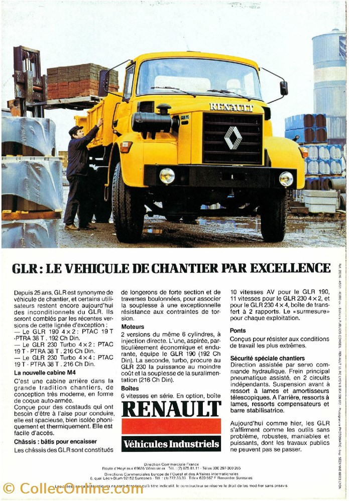 diver documents plaquettes commerciales constructeur renault trucks