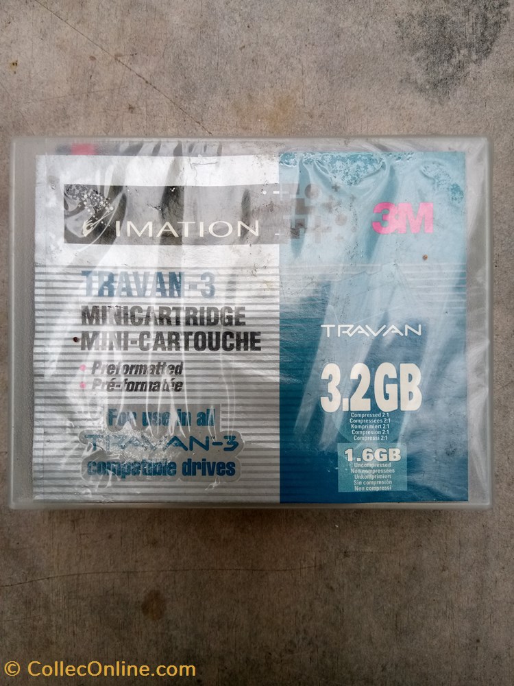 informatique supports cartouche de sauvegarde travan 3