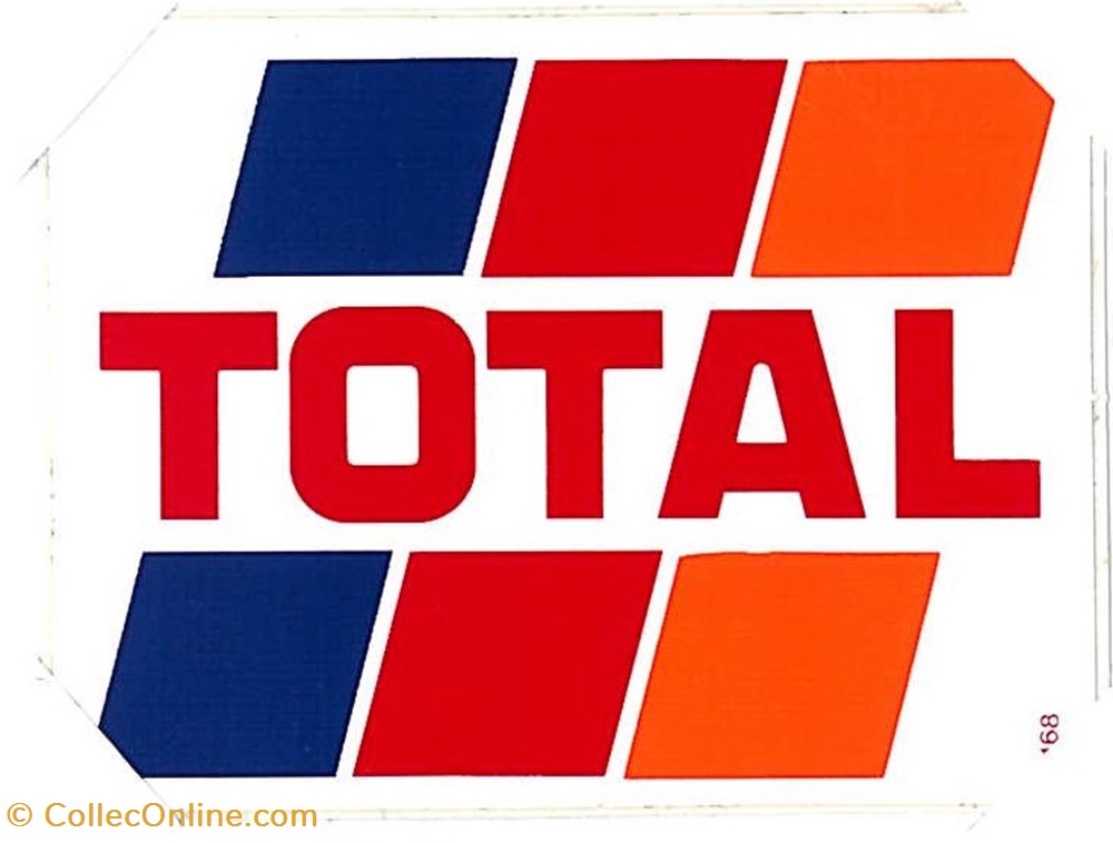 Autocollant\Pétrolier\Total objets publicitaires autocollant petrolier total