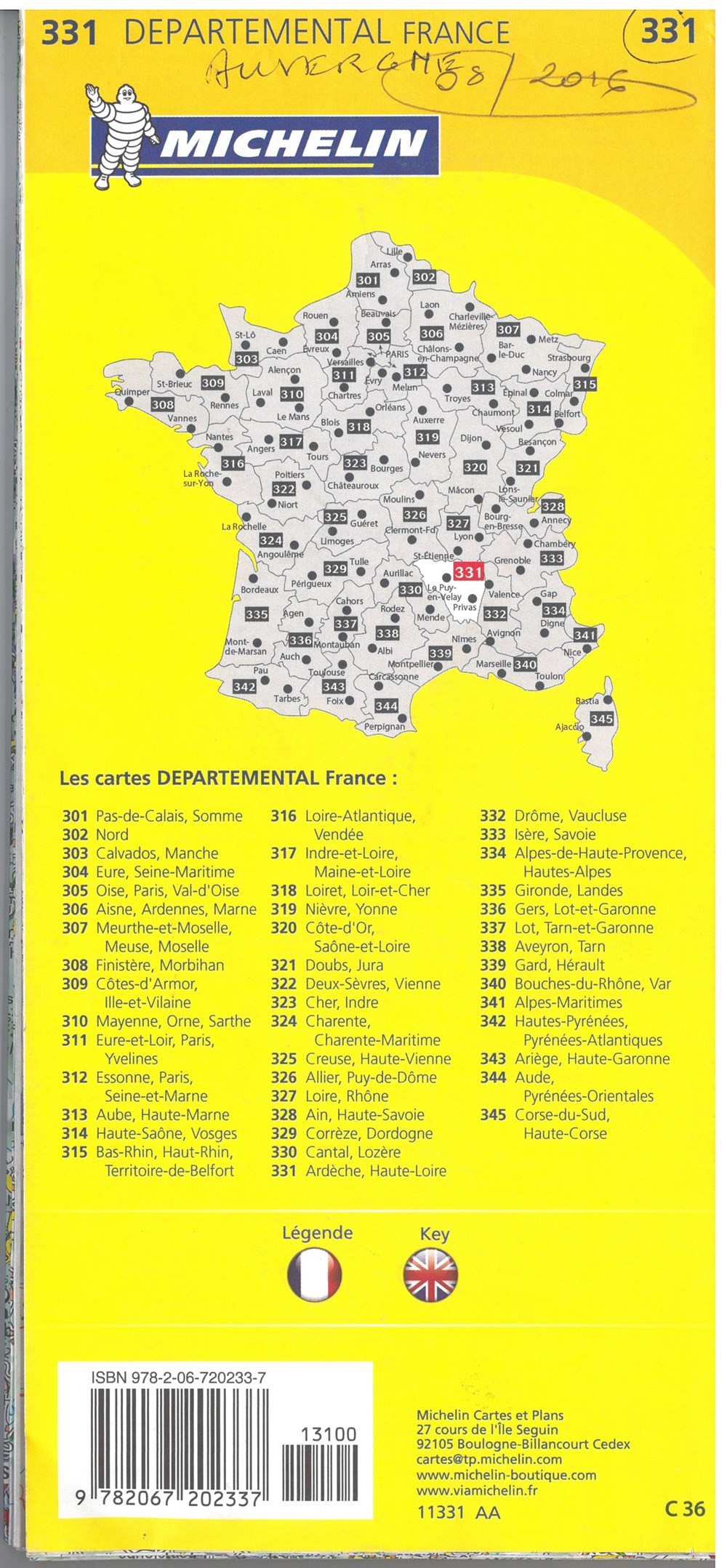 Documents\cartes routières\Michelin anciens documents cartes routieres michelin