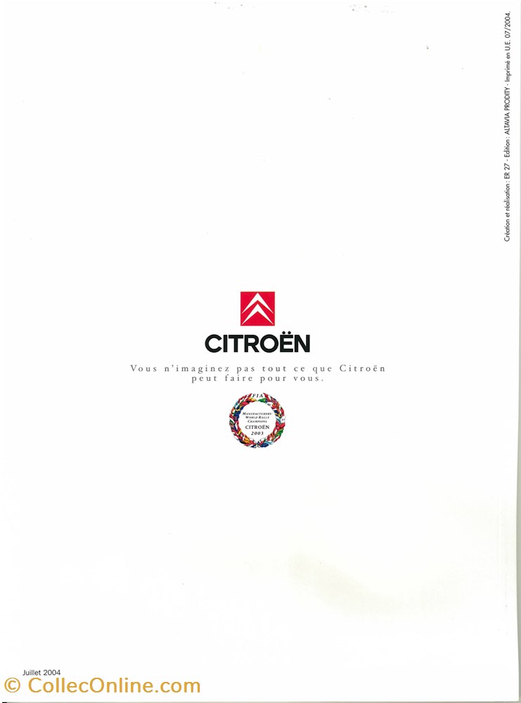 diver documents plaquettes commerciales constructeur citroen
