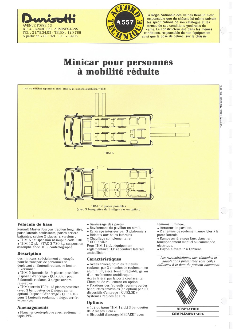 divers documents plaquettes commerciales carrossier durisotti