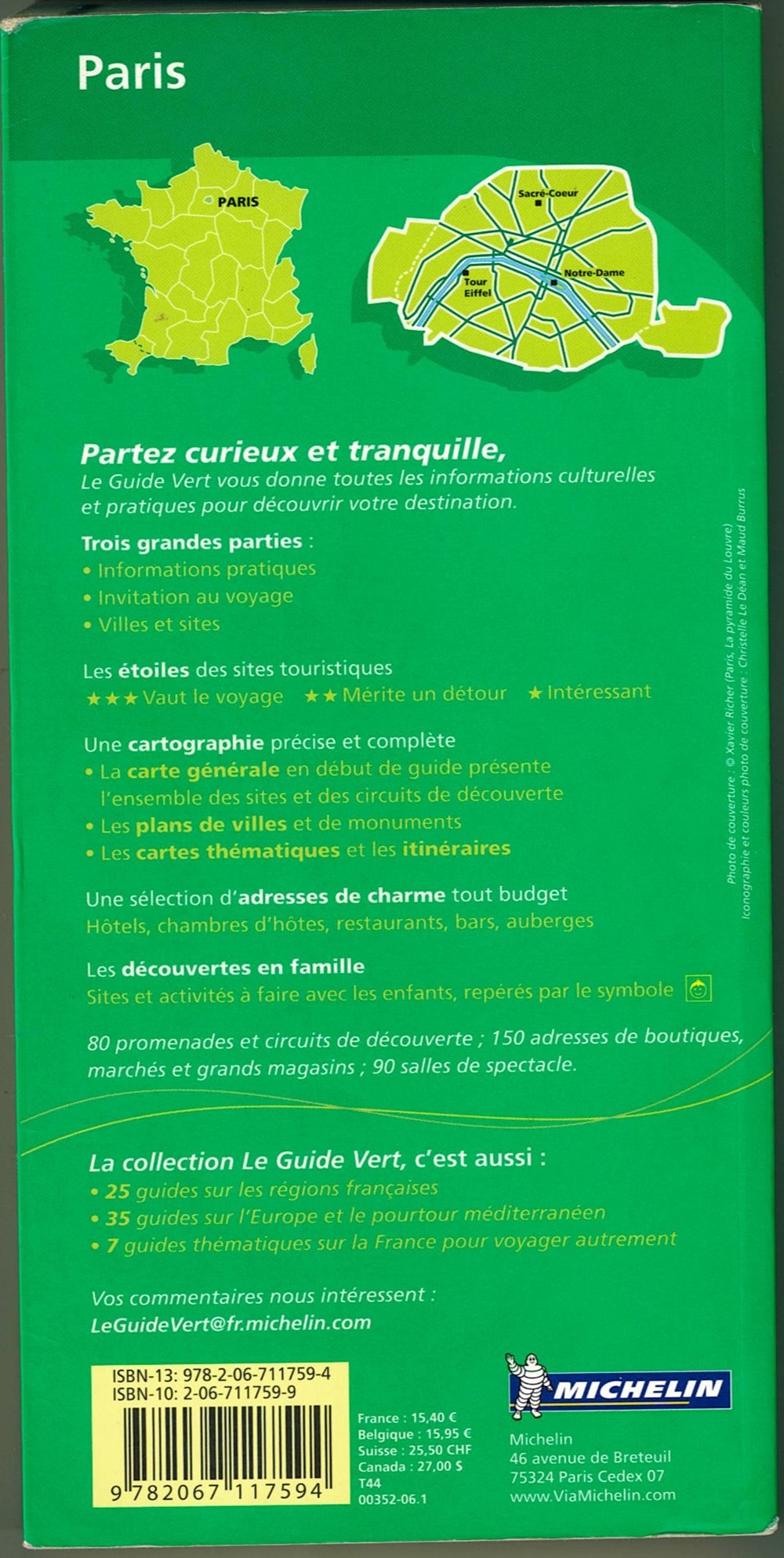 anciens documents guides verts michelin