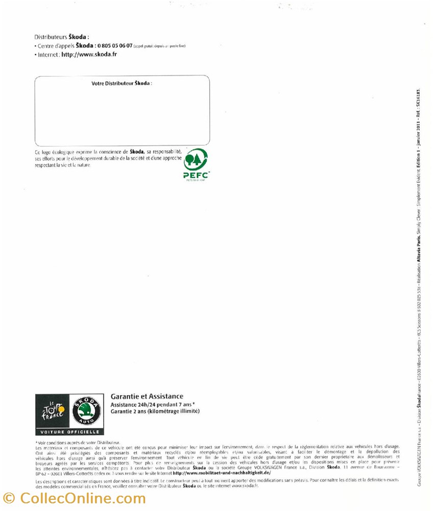 diver documents plaquettes commerciales constructeur skoda