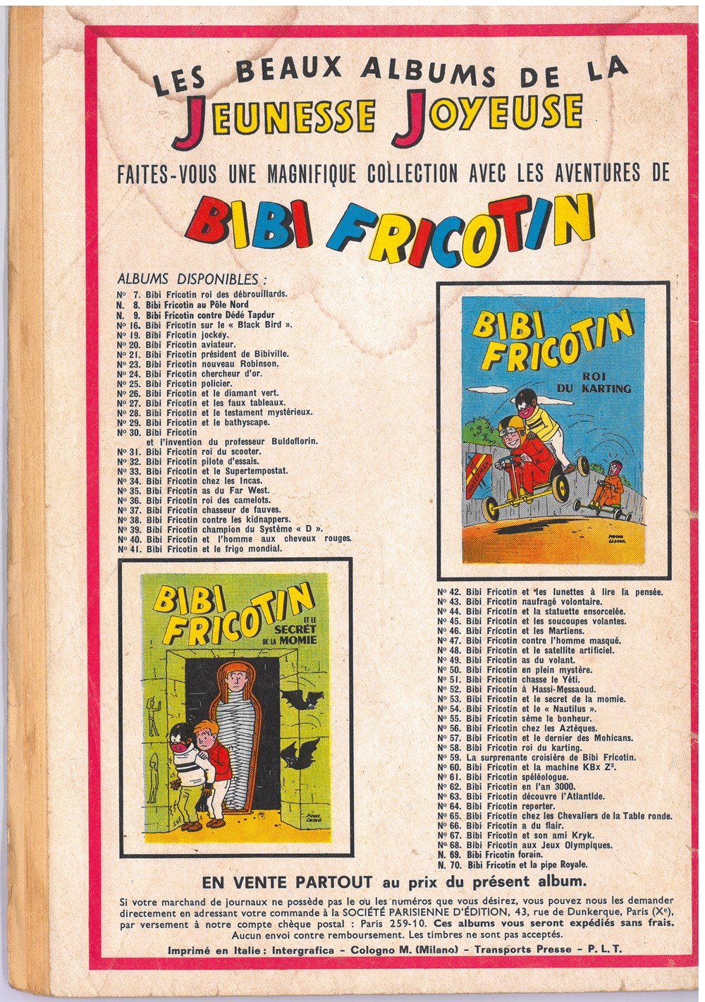 Pieds Nickelés N° 48 4 trim 1965 livres bd revues bandes dessinees pieds nickeles n 48 4 trim 1965