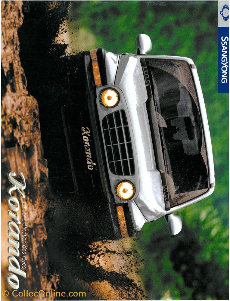 diver documents plaquettes commerciales constructeur ssangyong