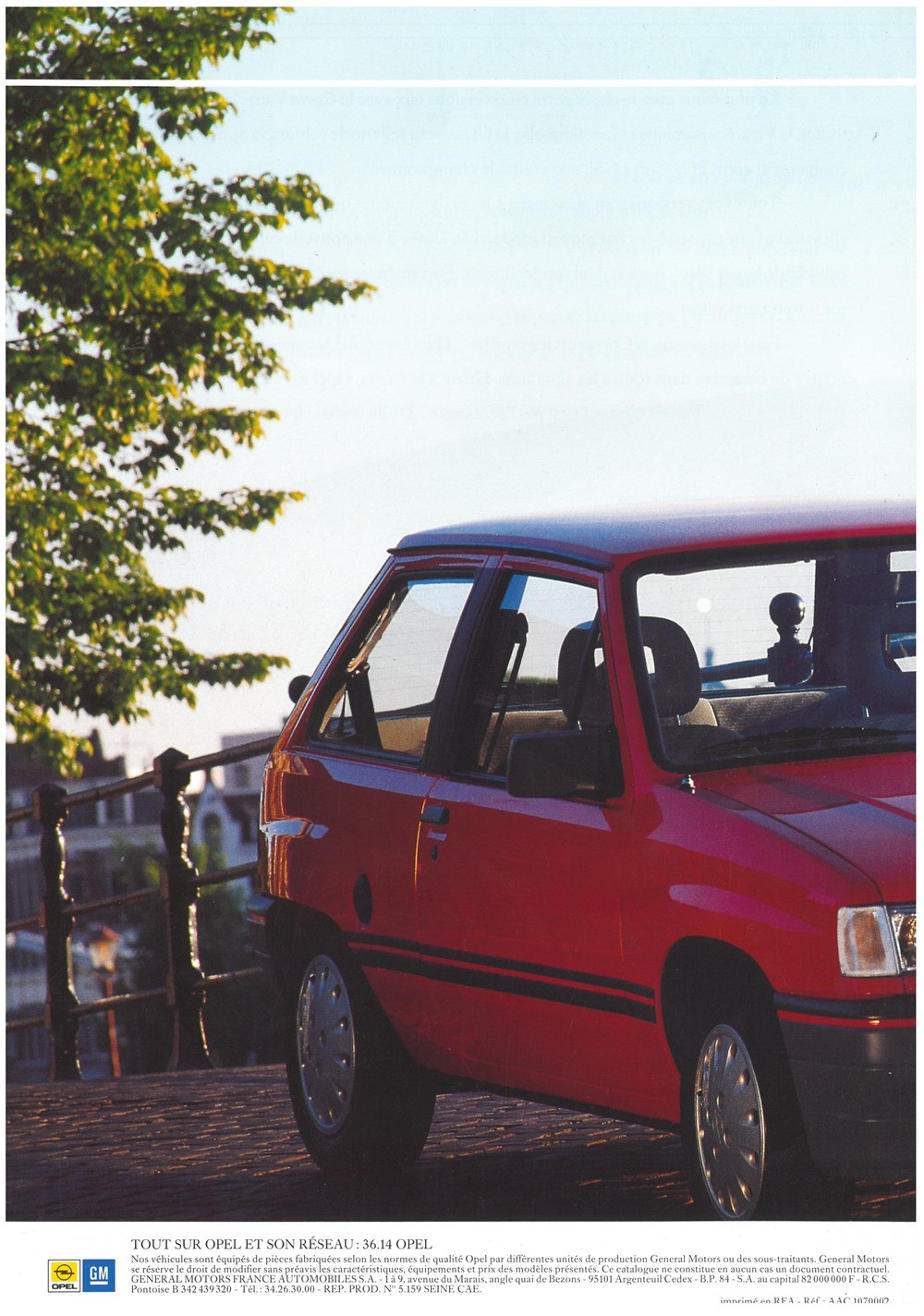 divers documents plaquettes commerciales constructeur opel