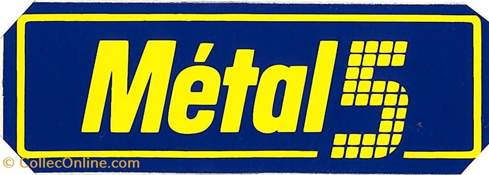 Autocollant\Pétrolier\Métal 5 objets publicitaires autocollant petrolier metal 5